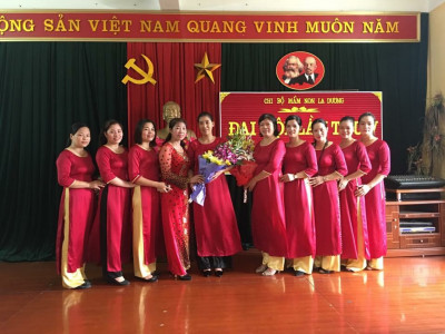 Đại hội chi bộ Trường MN La Dương nhiệm kỳ 2017- 2020