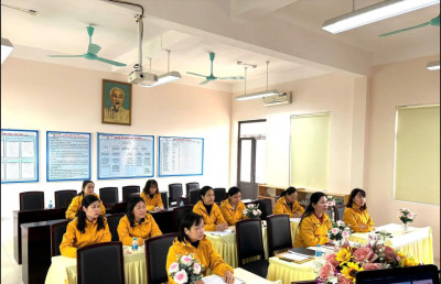 CHI BỘ TRƯỜNG MẦM NON LA DƯƠNG THAM DỰ HỘI NGHỊ HỌC TẬP NGHỊ QUYẾT ĐẠI HỘI ĐẢNG TOÀN QUỐC LẦN THỨ XIV