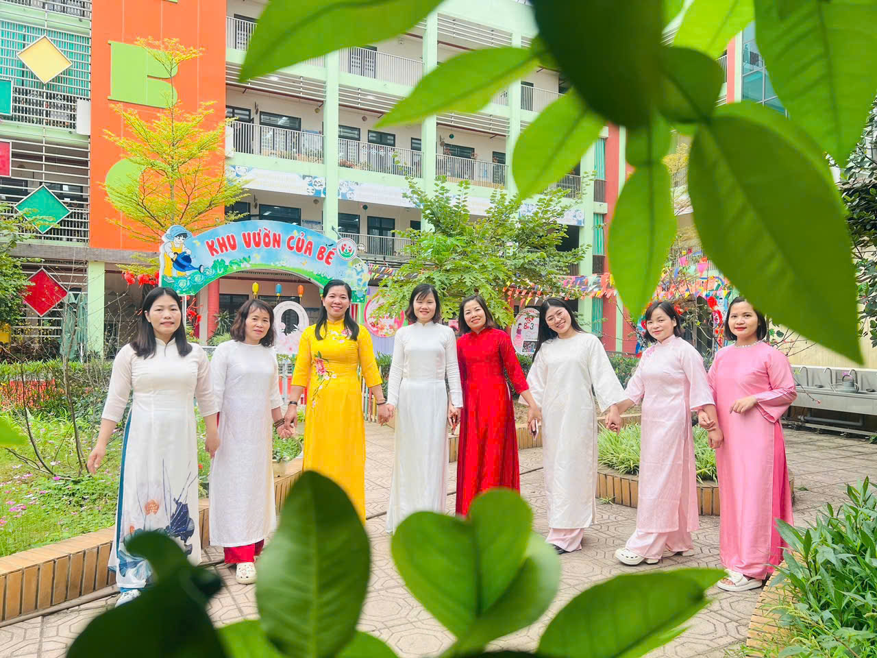 TRƯỜNG MẦM NON LA DƯƠNG HƯỞNG ỨNG “TUẦN LỄ ÁO DÀI” NĂM 2026